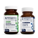 Metagenics Daily Gut and Immune Support Duo: UltraFlora Balance Probiotic for Digestief Health - 60 Capsules & Immune Support & Vitamine D3 10.000+K - 60 Softgels