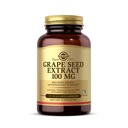 Solgar Grape Seed Extract 100 mg, 60 plantaardige capsules - Phytonutrient Antioxidant Ondersteuning - Veganistisch, Glutenvrij, Melkvrij - 60 porties