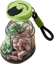 Pillen Organisator, Portable Pillen Dispenser, Vita-min Organizer, Reis geval voor Medicatie en Supplement, Pillen Sorter, Kleine Pillenhouder Fles met 4 Compartiments