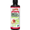 Barlean's Vegan Omega 3 6 9 Vlaszaad Olie Liquid Supplement, Aardbei Banaan Smoothie, Vlaszaad Olie met 2,968 mg ALA vetzuur, Non-GMO en Glutenvrij, 16 oz