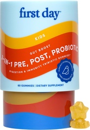 FIRST DAY Kids 3-in-1 Probiotic Gummies 