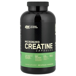 Optimale voeding Micronized Creatine Monohydraat Capsules, Keto Friendly, 2500mg, 300 Capsules (Verpakking mei Vary)