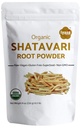 Iyasa Holistics Biologische Shatavari Root Powder Value Pack van 8 oz/227 Gm, Asperges racemosus, USDA Biologische Ayurveda kruid, Women's Health Tonic, General Rejuvenating Tonic Resealable Pouch