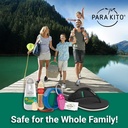 Para'Kito Mosquito Bonus Pack - 2 Mosquito Polsbandjes 2 Refills (Zwart + Wit) + Insect Afstotende Spray
