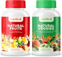 Fruit en groenten Dieetsupplement, Totaal 120 Capsules, Aarde Energie Fruit en Groenten, Dagelijkse Vitaminen, Super Fruit en Veggies Supplementen, Plantaardige Supplementen voor Volwassenen, MADE IN VS