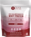 Taha Health & Nutrition Berry Flavored Whey Protein Concentrate Powder, 25g Proteïne, 140 Calorieën, 2g Suiker 