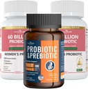 Gut Health Support Bundle: 2 Bottles of Women’s Probiotics + 1 Bottle of Universal Probiotics – Digestive, Urinary & Immune Health for Men & Women