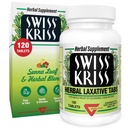 Swiss Kriss Herbal Laxative Tablets, Gentle & Natural Laxatives for Constipation Relief for Adults & Children Over Age 6, Works in 6-12 Hours, Senna Laxative, 120 Tablets Total