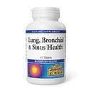 Long, Bronchial & Sinus Health by Natural Factors, Natural Supplement for Respiratory Health and Easy Breathing, 45 tabletten (45 porties)