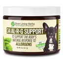 Silver Lining Kruiden 34 Canine Al-R-G - Herbal Allergie Supplement voor honden - Natuurlijke Allergie Ondersteuning voor honden - Verhoogt een hond gezonde, normale en natuurlijke reactie op Allergenen - 2 Ounce Jar