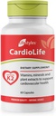 Lifestyles CardioLife Supplement - Herbal Heart Health Support with Vitamin K2 (MK7), Folic Acid, Beetwortel, Cayenne Extract & Meer 