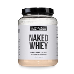 Naked Wei Chocolade Pindakaas Proteïnepoeder, Gras Fed Wei, Geen GGO, Geen soja, en Glutenvrij. Niets Artificieel, Hulp Groei en Herstel - 21 Serven