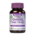 Bluebonnet Nutrition Chelated Iron 18 mg - niet-contiperend ijzer - Sojavrij, Glutenvrij, Niet-GMO, Kosher Gecertificeerd, Dairy-Free, Vegan - 90 plantaardige capsules, 90 porties