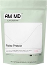 Amy Myers MD Paleo Proteïne Poeder - Aardbeien en crème, 20 porties - Ondersteuning voor collageen-gebaseerde darmfunctie - Glutenvrije en niet-Dairy Proteïnesupplement