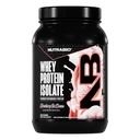 NutraBio 100% Wei Proteïne Isolaat Proteïne Poeder, 25g Proteïne met Compleet Aminozuur Profiel, Non-GMO, Soja & Gluten Vrij, Low Carb, Lage Calorie Wei Proteïne Poeder, Aardbei Ice Cream, 2 Lbs