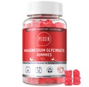 Magnesium Glycinate Gummies voor volwassenen & kinderen, 1000mg Hoge Absorptie Magnesium Complex Supplement, Suikervrij met Kalium, Vitaminen voor Kalm, Slaap Supprt, Stress Relief, 90 Tellingen