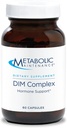 Metabole onderhoud DIM Complex - 100mg DIM supplement voor vrouwen en mannen, diindolylmethaan voor hormoonbalans, estrogeen, en levergezondheid ondersteuning - 60 Vegetarische capsules (pakket van 1)