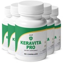 Keravita Pro - Natuurlijke aanvulling met vitamine C, vitamine E, groene thee, kurkuma &amp; paddo voor haar & Nagel 