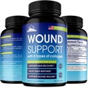 Wound Healing Natural Scar Pills - Made in USA - Scar Reduction, Chirurgie Recovery & Wound Support - Wound Healing Supplement to Reduce Scarring, Bruisingen & Swelling - Helpt weefselrespons - 60 Caps