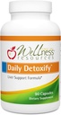 Wellness Resources Daily Detoxify with Silymarin, Dandelion, RA Lipoic Acid, NAC, Chlorella and More for Liver Support and Comprehensive Detoxification (90 Capsules)