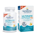 Nordic Naturals Ultimate Omega-D3, Lemon Flavor - 90 Zachte Gels - 1280 mg Omega-3 + 1000 IE Vitamine D3 - EPA & DHA - Promoot hersenen, hart, & Immune Health - 45 porties