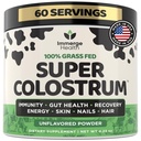 Super Colostrum Grass Fed Bovine Colostrum Powder for Bloating, Immune, Energy, Gut Health Hair, Skin and Nails Colostrum Supplement 