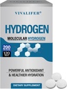 Waterstof Water 120 tabletten, H2 Moleculaire Waterstof met Magnesium Ondersteunt Hersengezondheid en Cognitieve Functie, Energie Boost & Metabolisme