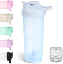 D.Y.A 24oz Shaker Bottle, Leak Proof Sports Shaker Cups voor Proteïne Shakes, Shaker Bottle voor voor training en reizen te gaan, BPA Gratis & Easy Clean Protein Shaker Bottle, Blauw
