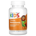 California Gold Nutrition Kauwbare Multi-Vitamin met vitamine A, vitamine C, vitamine E en appelfruitpoeder voor kinderen, diverse vruchten, 180 Vegetarische tabletten