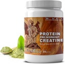CHIMERA All-in-One Proteïne & Pre-Workout Powder - 36g Proteïne, 3g Creatine, Non-GMO, Suikervrij, Lage Natrium, Natuurlijke Cafeïne van Matcha, Geen kunstmatige smaken