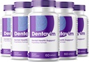 (5 Pack) Dentavim Capsules - Alle natuurlijke zorg voor tanden en gom - Dentavim Tandgezondheidsformule - Maximale sterkte, Vitamine & mineralen voor algemene orale bescherming, Denta Vim Geavanceerd