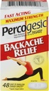 Percogesic Backache Relief Pain Reliever, Maximale sterkte, 48 tabletten (2 verpakkingen)