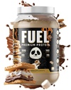 Underground Bio Labs Panda Fuel Premium Protein Wei, Hydrolyzed Collageen, Caseïne,Probiotica, Enzymen, Keto Friendly,Time Release, 25 porties (2.5 pond, Campfire S'Mores)