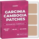 Garcinia Cambogia Patches (pakket van 60) - 100% natuurlijke patch voor vrouwen en mannen - met B12 & Kalium - energie, focus en lichaamsondersteuning - verbeterde formule