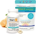Immunity and Gut Health Bundle - 34 Days Supply of Colostrum-LD and 60 Days Supply of Vital C. with rosehips and bioflavonoids.