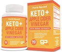 Pure Optimale Keto + ACV Capsules met BHB - Ondersteunt energie, reiniging en spijsvertering gezondheid - Advanced Keto Supplement voor een Balanced Lifestyle - 90 Capsules