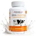 Bricker Labs Mega-Colostrum Capsules, Gut Health, Immunity, Skin & Hair, 1000 mg Bovine Colostrum Supplement 40% IgG, rijk aan bioactieve eiwitten, groeifactoren en antilichamen, 45 porties