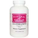 Ecologische formules Allithamine Vitamine B1, 50 mg, 250 Capsules