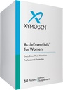XYMOGEN ActivEssentials for Women - Daily Dose Pack Nutrition with 4 Supplements - ActivNutrients Multivitamine with Iron, Antioxidant Support, Omega-3 Fish Oil, Calcium Complex (60 Packets)
