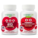 Kids Vitamine B12 Kauwtabletten + Vlierbes + Zink + C Kauwtabletten Bundel
