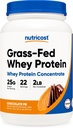 Nutricost Grass-Fed Wei eiwitconcentraat (Chocolaat Pindakaas) 2LBS - Post Workout Powder Supplement, Non-GMO