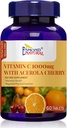 Vitamin C 1000mg with Acerola Cherry (Supports Immune System, Energy Levels, Skin Vitality), GMP, Natural Product Assn Certified, Made in USA - 1000mg, 60 Tablets