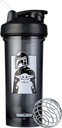 BlenderBattle Star Wars Shaker Bottle Pro Series Perfect voor eiwitshakes en pre-workout, 28-ounce, Mandalorian & Child