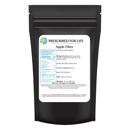 Voorgeschreven voor het leven Apple vezelpoeder, natuurlijke appel pectine vezelsupplement voor de spijsvertering gezondheid, veganist, niet GGO, glutenvrij (12oz / 340g)