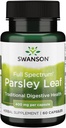 Swanson Full-Spectrum Parsley Leaf Extract - Herbal Supplement Promoting Digestive Health - Natural Formula Supporting GI Tract Health - (60 Capsules, 400mg Each)