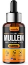Mullein Drops For Longs - Extra sterkte Biologische Mullein Leaf Extract Tinctuur voor Lung Health, Detox, Immune & Respiratory Support Better Long Formula, Made in USA, Mullin Supplement Drops (2oz)