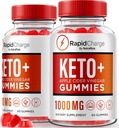 NutraRize (pakket van 2 snelle lading Keto + ACV Gummies ter ondersteuning van de algemene gezondheid, alle natuurlijke Apple Cider Vinegar, Keto Plus ACV Gummy Formula, Gomitas Review (120 Gummies)
