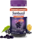Sambucol Zwarte Vlierbes Gummies - Vlierbes met zink en vitamine C voor volwassenen, Sambucus Gummies, Immune Support - 30 Tellen