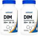 Nutricost DIM (diindolylmethaan) 300 mg, 120 capsules met BioPerine (2 flessen)