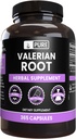 PURE ORIGINEEL INGREDIËNTEN Valeriaanwortel (365 capsules) Geen Magnesium of rijstvullers, altijd zuiver, Lab geverifieerd